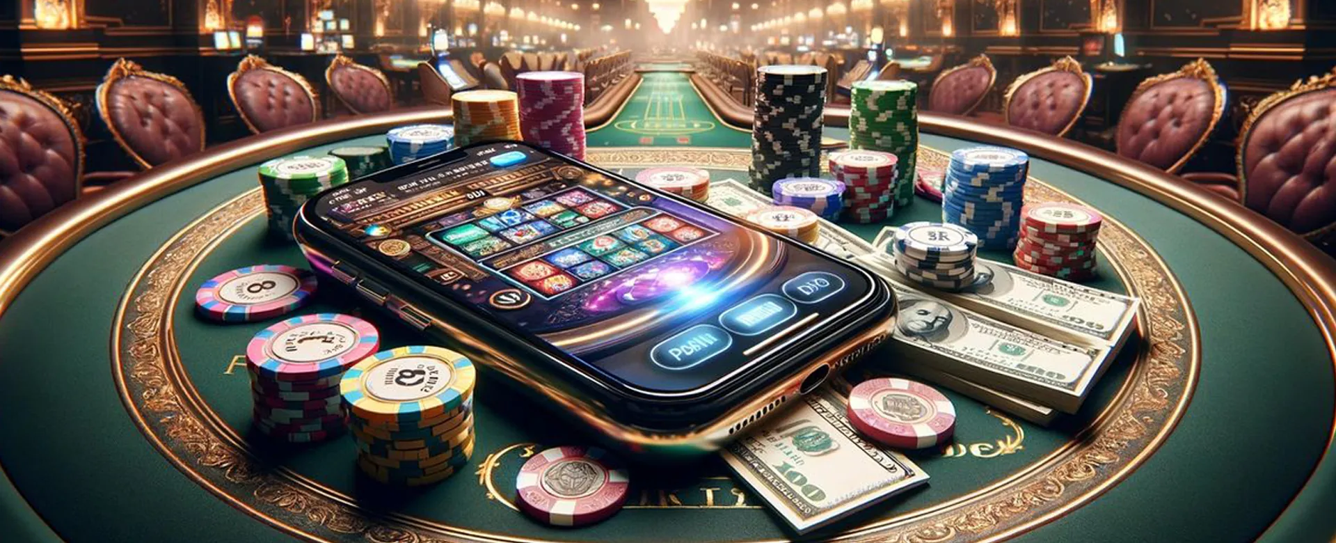 Taya777 Poker main image with cards and chips